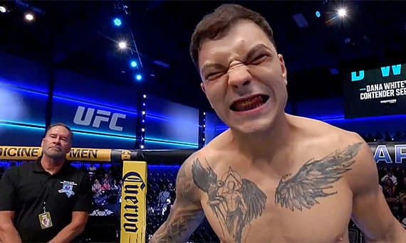 Дамиан Пивоварчик получил контракт с UFC после досрочной победы на шоу Дэйны Уайта