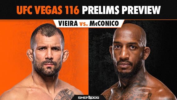 UFC Vegas 116: Разнообразие на предварительном карде с дебютантами и ветеранами